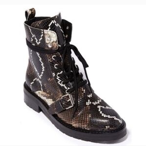 EUC AllSaints Donita Combat Moto Boots Womens Size US 8/EU 39